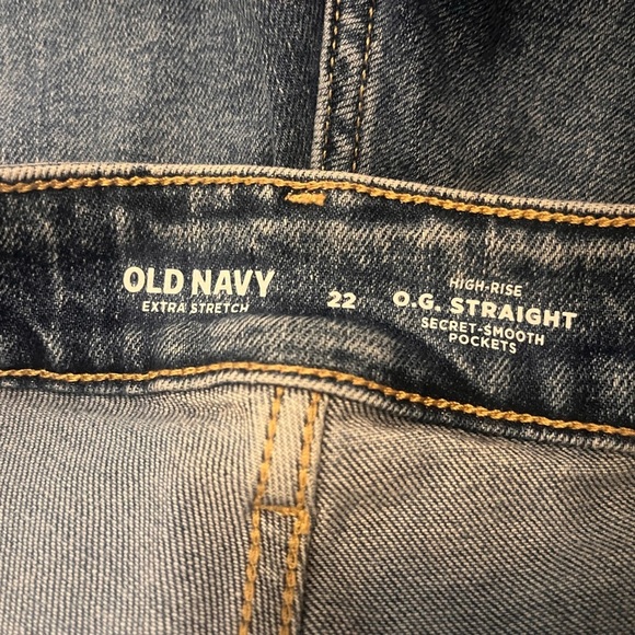 Size 22 Old Navy OG Straight High Rise Extra Stretch Ankle Jeans Plus Size NWT - Picture 5 of 5
